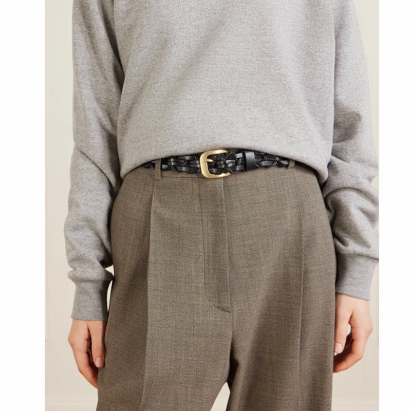 The Row 女士 編織皮帶70 85 100碼-4