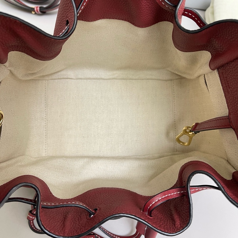 Loewe 羅意威 Hammock 牛皮荔枝紋吊床包-8