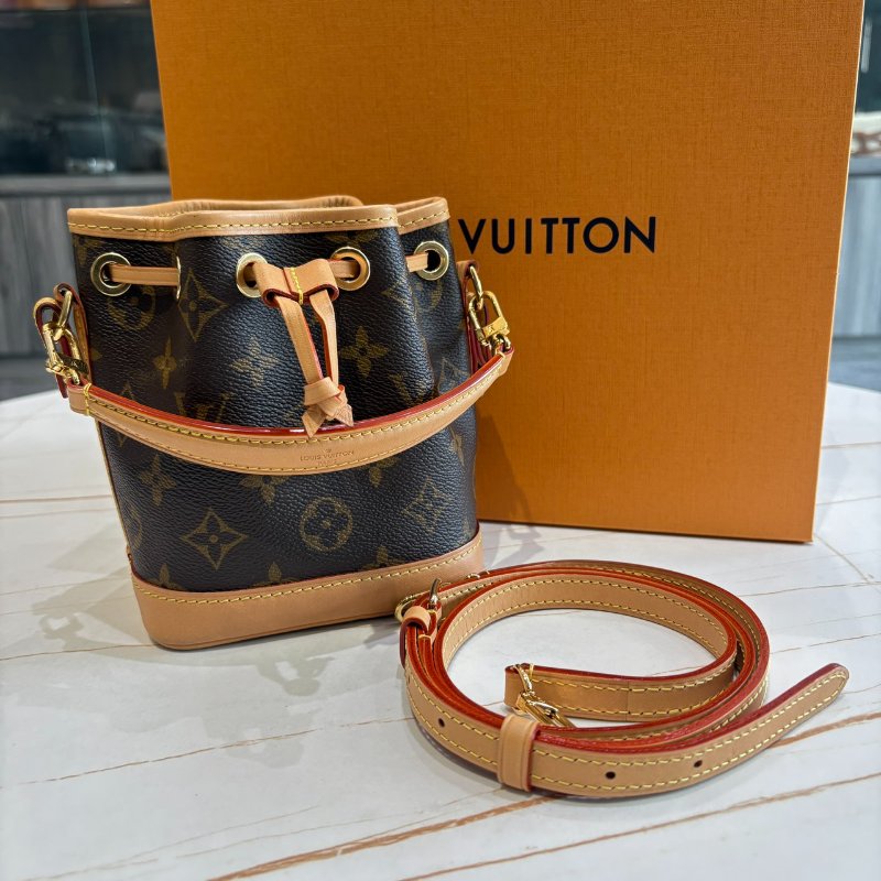 *SHIHNA名牌精品*  LV M81266 Nano Noé 老花水桶包-0