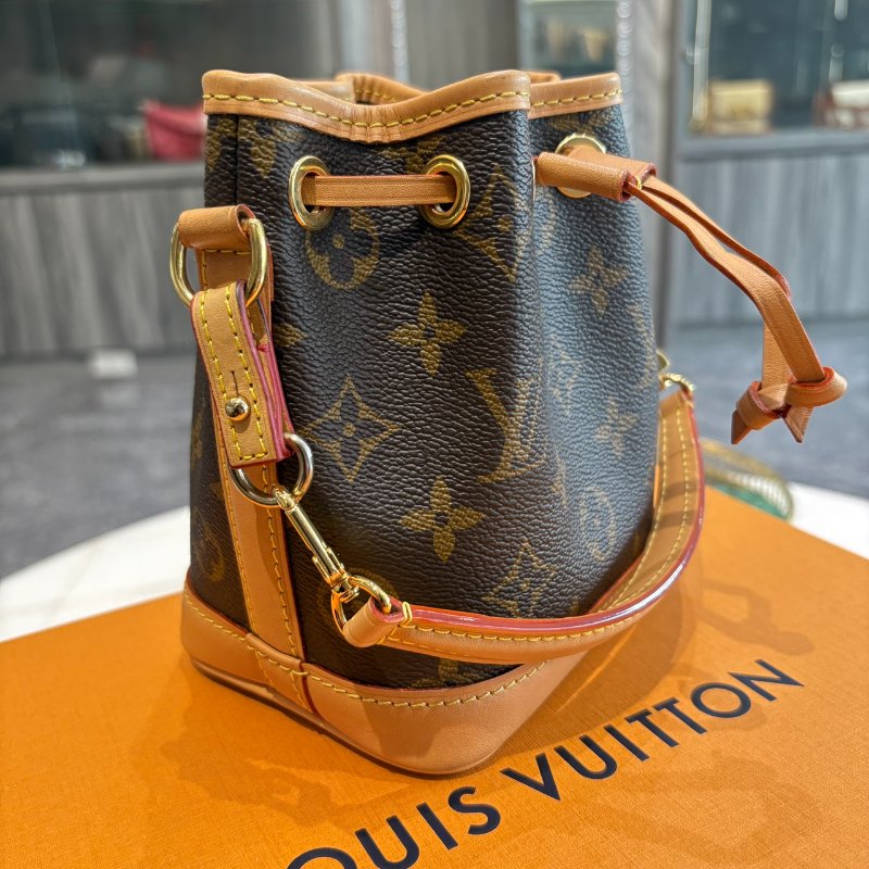 *SHIHNA名牌精品*  LV M81266 Nano Noé 老花水桶包-3