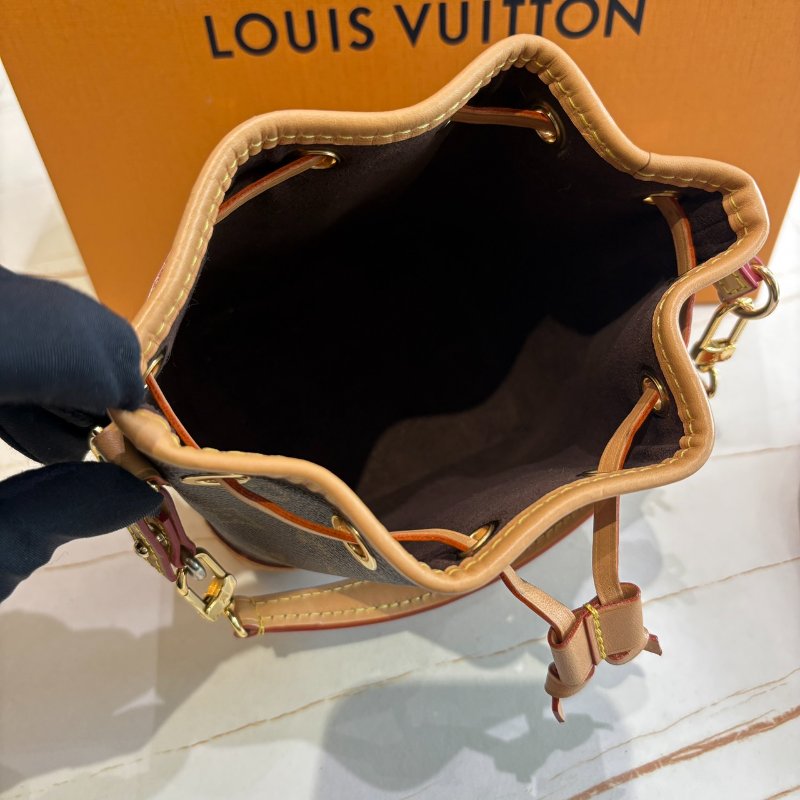 *SHIHNA名牌精品*  LV M81266 Nano Noé 老花水桶包-5