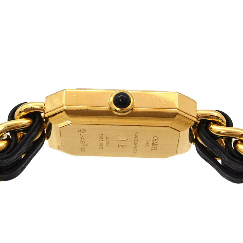 香奈兒 Premiere 大號 H0001 女士腕錶 黑色金石英錶-4