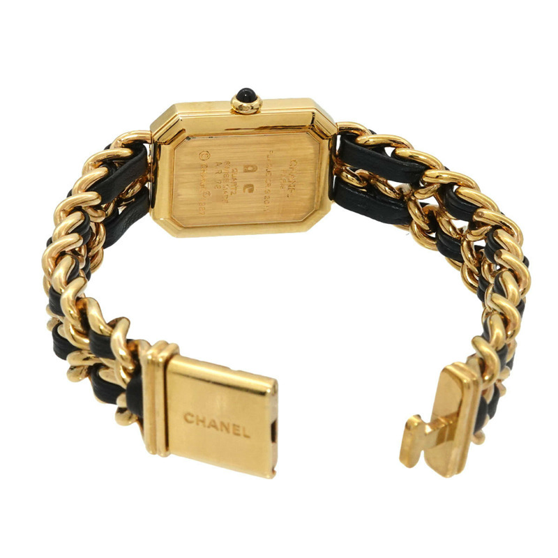 香奈兒 Premiere 大號 H0001 女士腕錶 黑色金石英錶-3