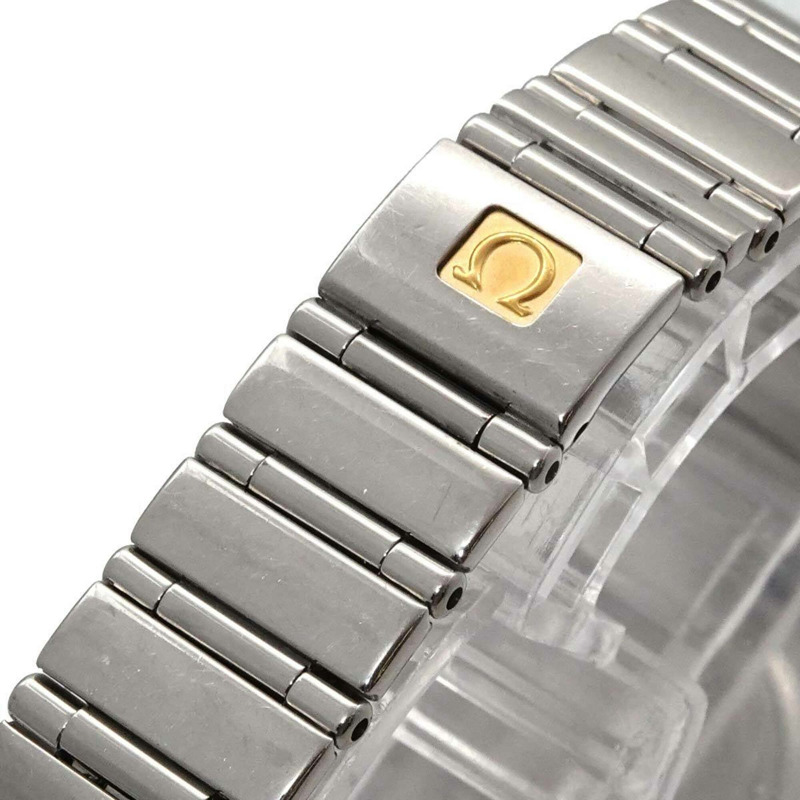 歐米茄星座系列迷你精選1465 71鑽錶圈女錶 白色錶殼 石英錶-6