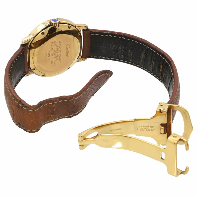 卡地亞 Must 2 Ronde Vermeil W1006922 男童腕錶 小秒針 SV925 石英 Must2-3