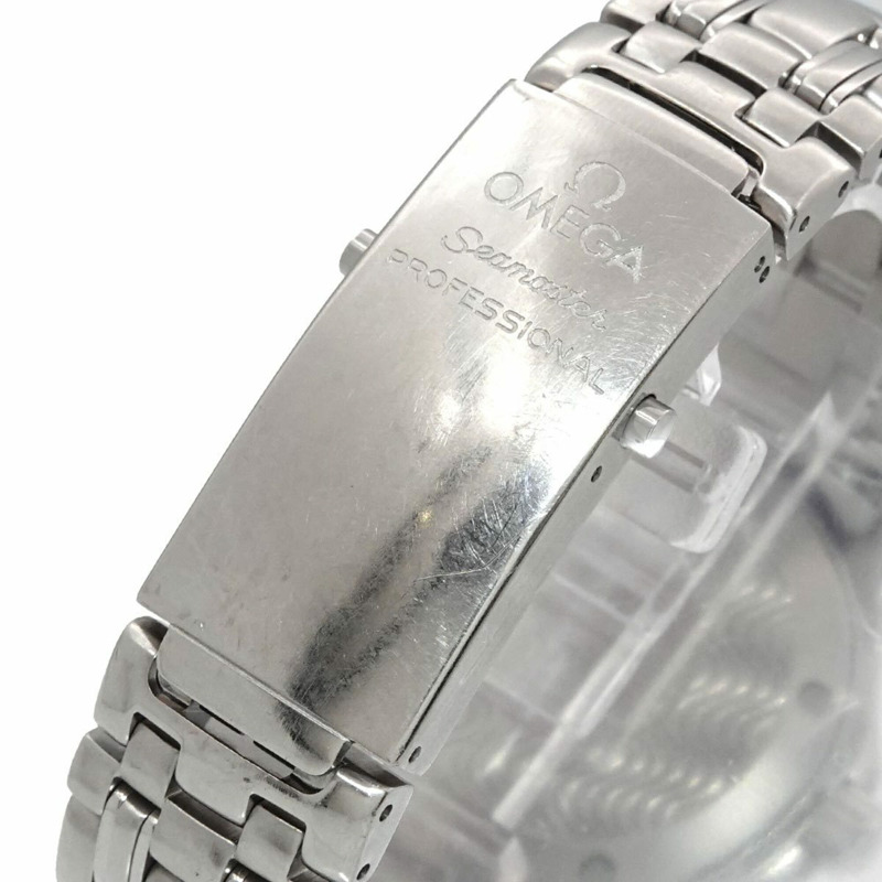 歐米茄海馬系列專業腕錶 2562 80 男童腕錶，日期顯示，海軍藍，石英錶-5