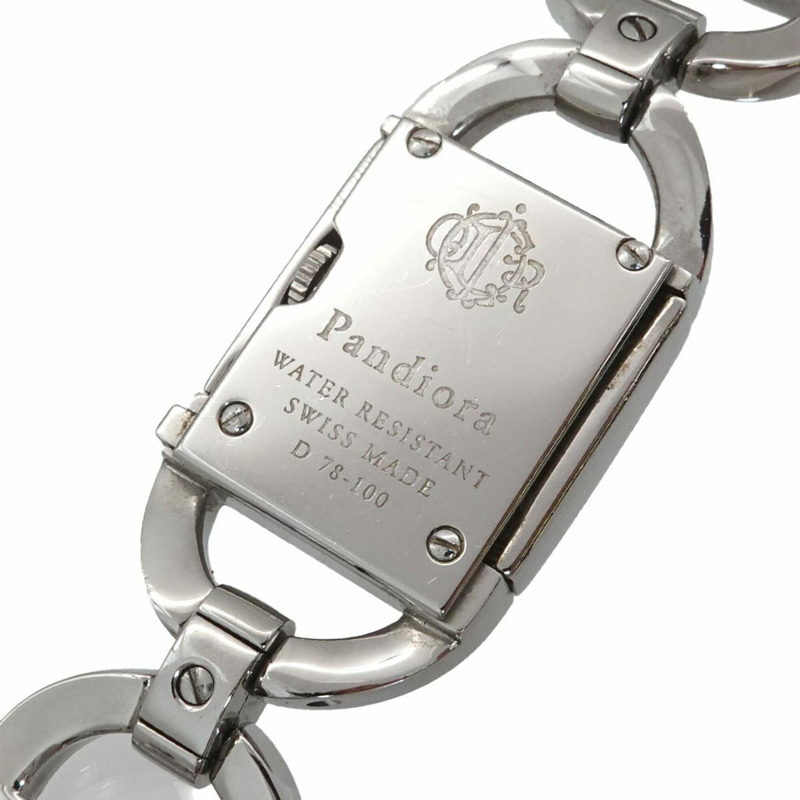 Christian Dior Pandio La D78-100 女士腕錶 白色石英錶-4