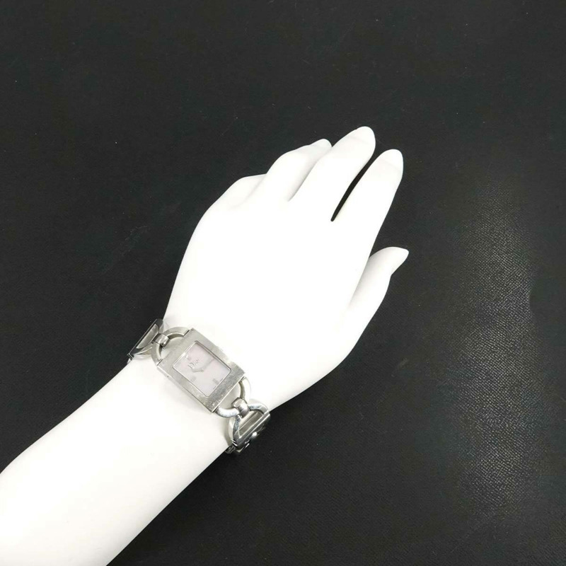 Christian Dior Maris D78-109 女士腕錶，粉紅色錶殼，石英錶-2