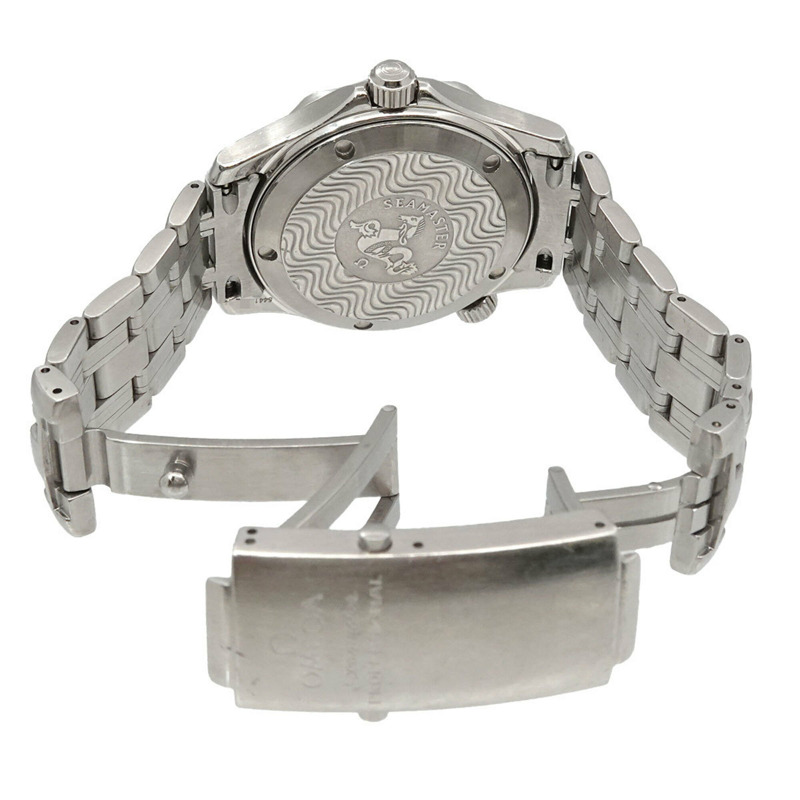 歐米茄海馬系列專業腕錶 2561 80 男童腕錶，日期顯示，海軍藍，石英錶-3