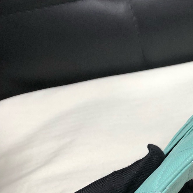 Chanel • 經典薄荷綠荔枝牛皮金釦拉鍊長款錢包 有購證✔️-8