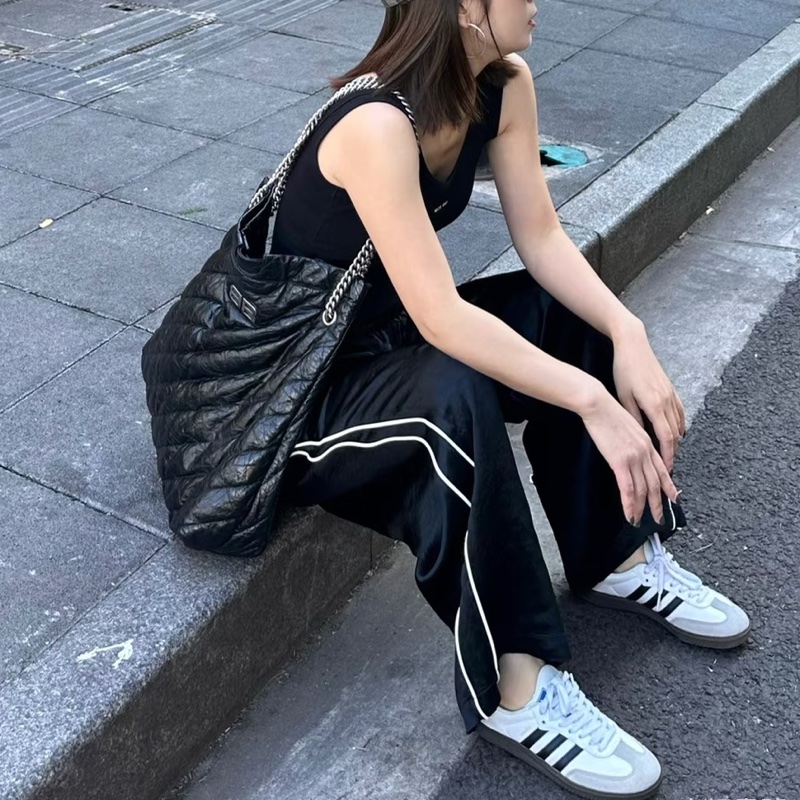 Balenciaga巴黎世家Crush黑銀垃圾袋包中號🧃-36