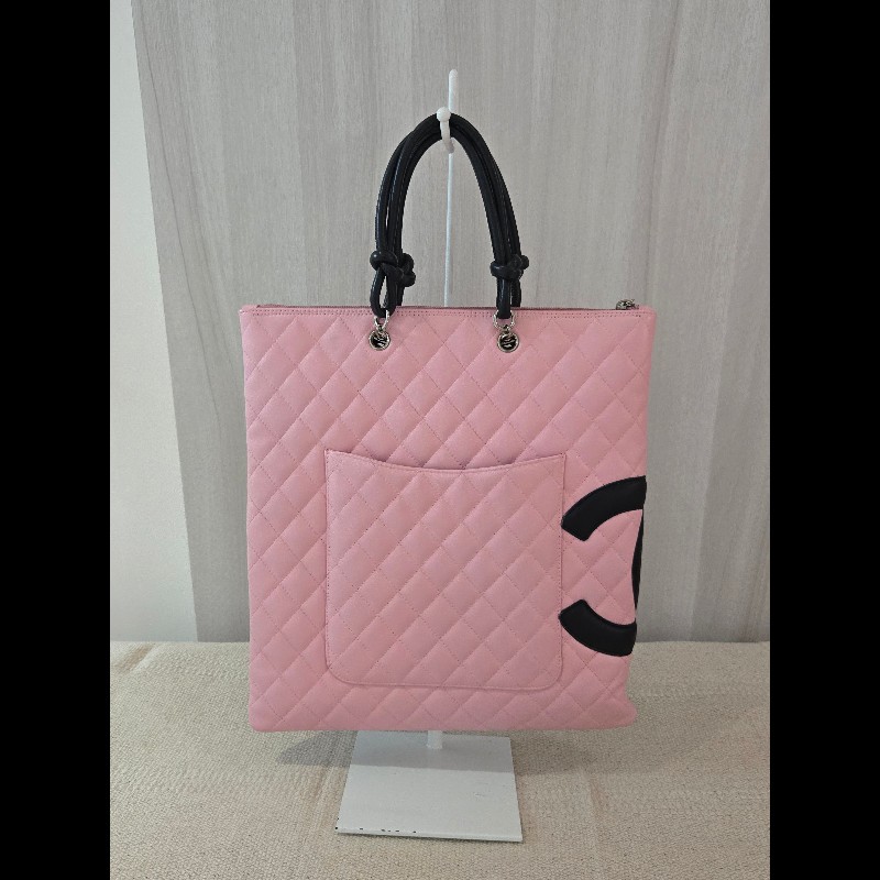 經典不敗｜CHANEL 康朋系列 粉黑托特包 手提包 💖-1