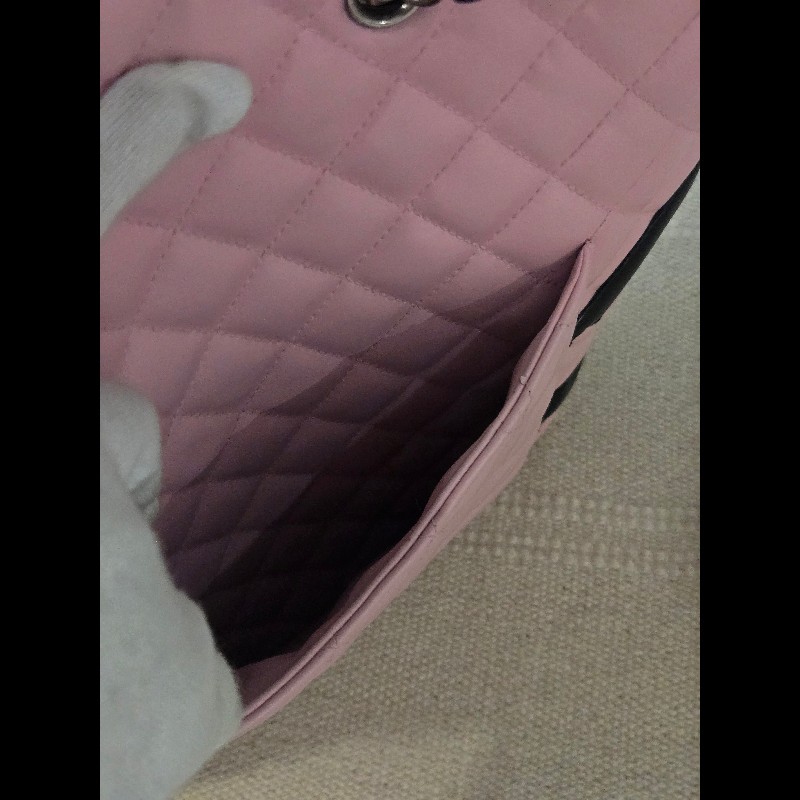 經典不敗｜CHANEL 康朋系列 粉黑托特包 手提包 💖-7