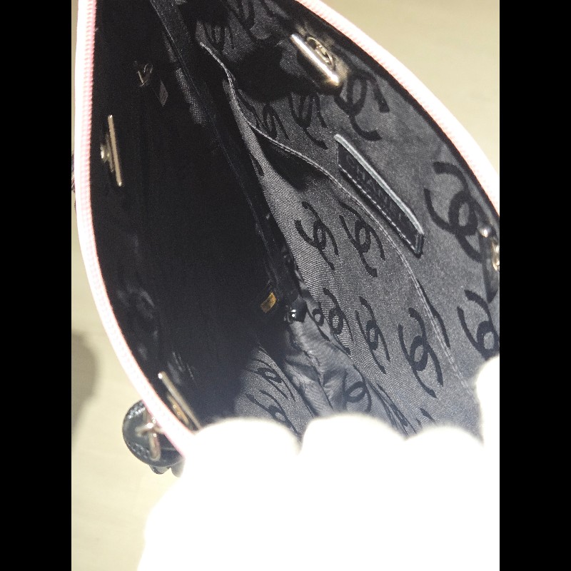經典不敗｜CHANEL 康朋系列 粉黑托特包 手提包 💖-14