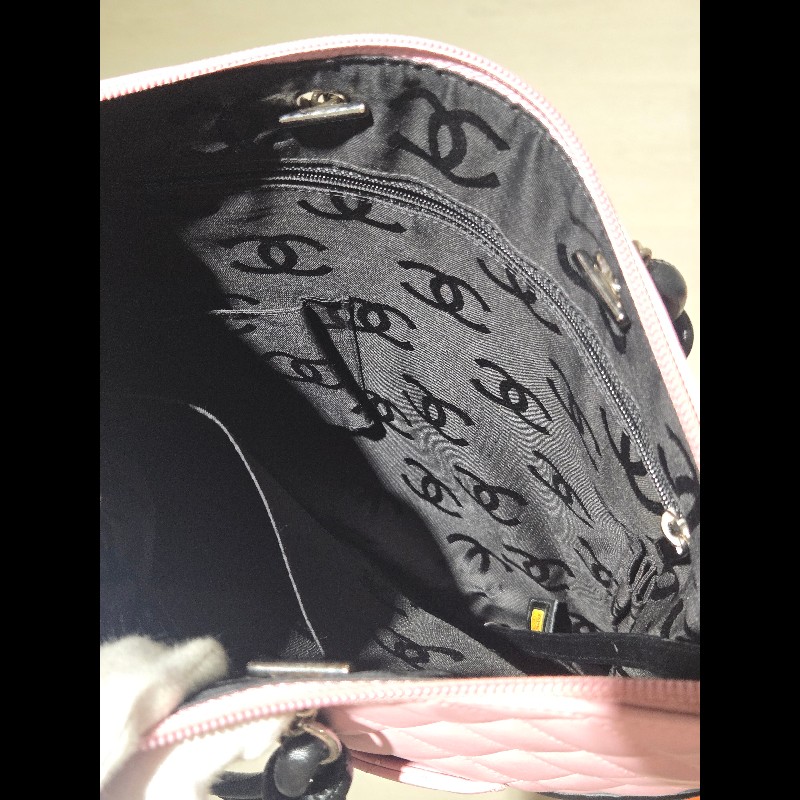 經典不敗｜CHANEL 康朋系列 粉黑托特包 手提包 💖-15