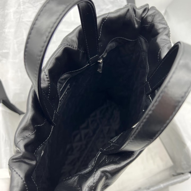 Chanel • 經典黑銀22 Bag 牛皮後背包 大號 全新全配有購證✔️-6