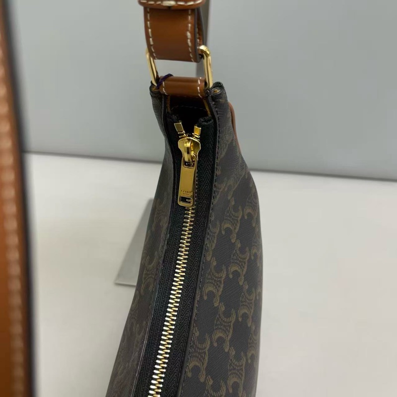 Celine賽琳Ava老花凱旋門腋下包尺寸25×12 附件：🈚-2