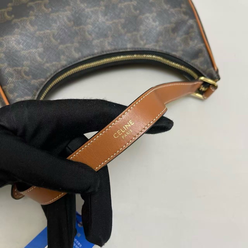 Celine賽琳Ava老花凱旋門腋下包尺寸25×12 附件：🈚-3
