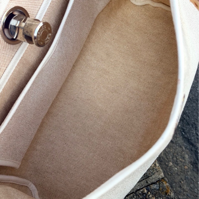 Hermes Herbag 31 棕色皮革 （附黑白兩色替換袋）-8
