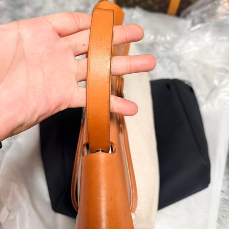 Hermes Herbag 31 棕色皮革 （附黑白兩色替換袋）-15