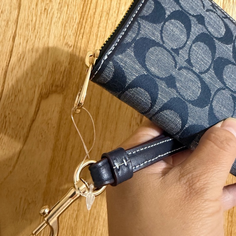 全新未使用過Coach丹寧長夾-0