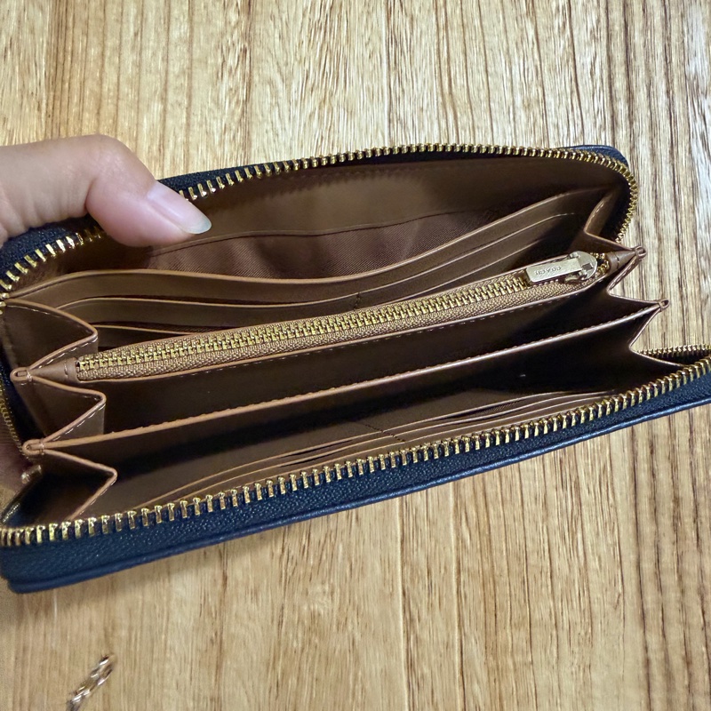 全新未使用過Coach丹寧長夾-8