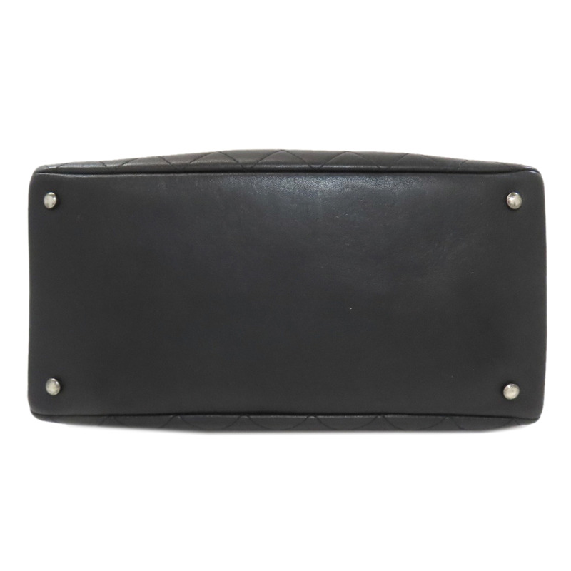 香奈兒 Matelassé 2-Way 手提包，銀色五金配件，小牛皮，女士。-3