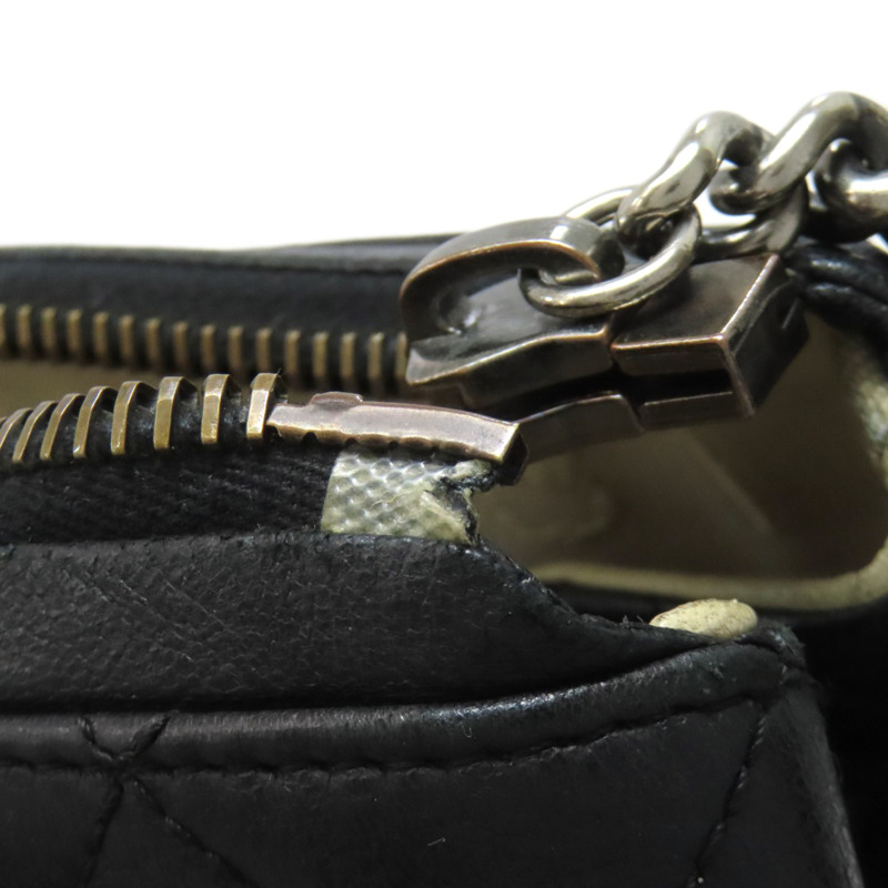 香奈兒 Matelassé 2-Way 手提包，銀色五金配件，小牛皮，女士。-19