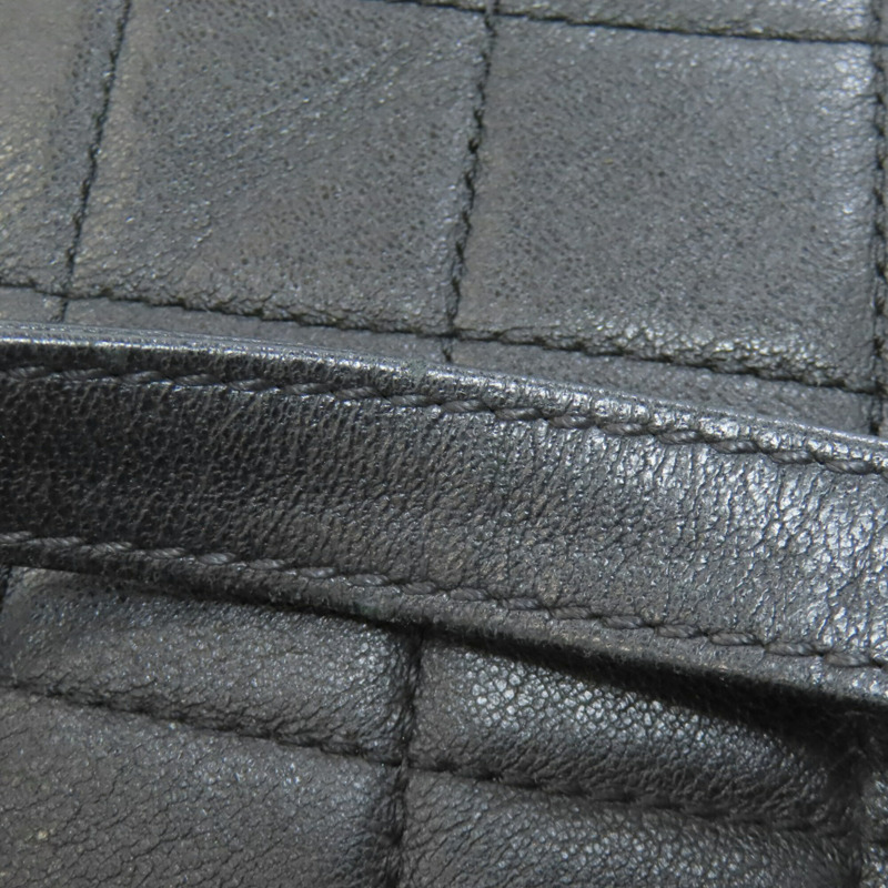 香奈兒 Matelassé 2-Way 手提包，銀色五金配件，小牛皮，女士。-25