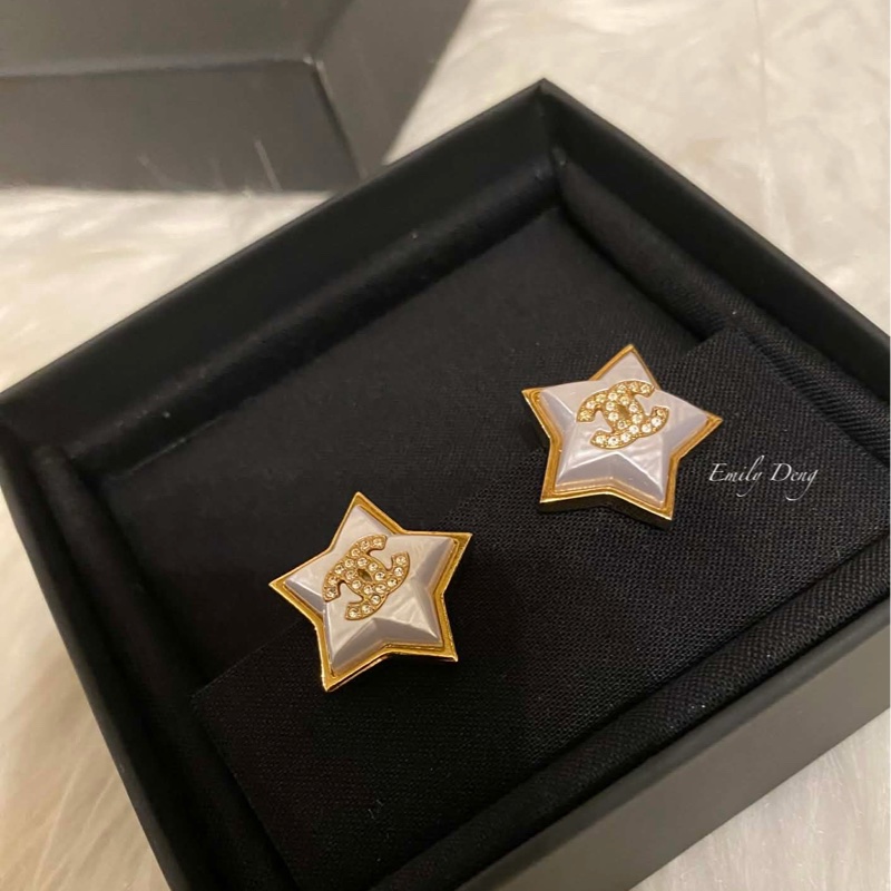 Chanel 星星耳夾-1