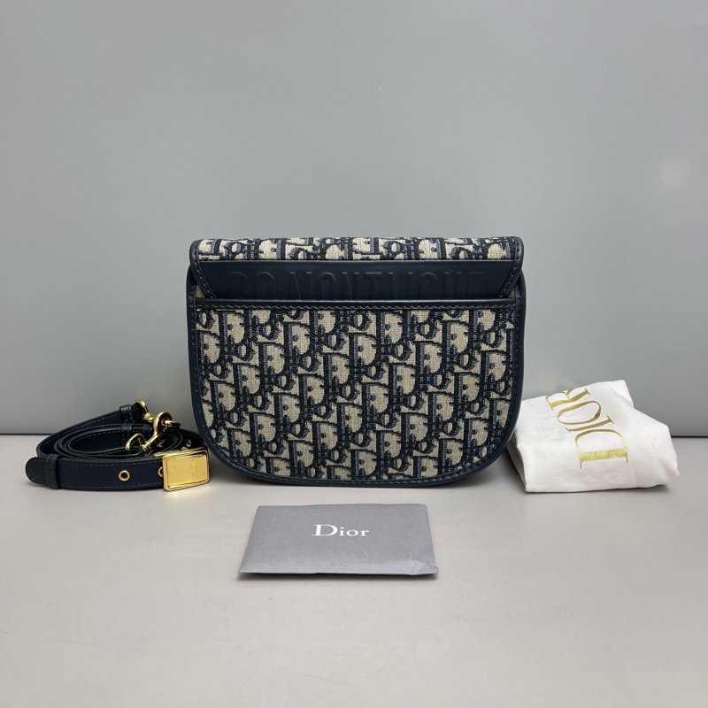 Dior迪奧Bobby中號老花馬鞍包 尺寸22×17 附件 塵袋-1