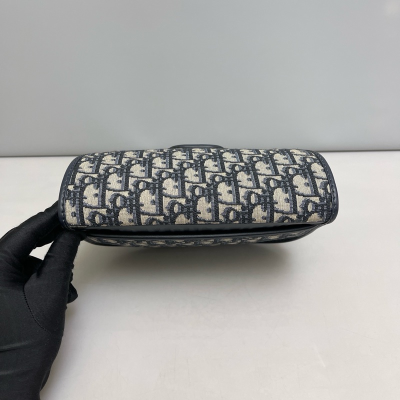 Dior迪奧Bobby中號老花馬鞍包 尺寸22×17 附件 塵袋-5