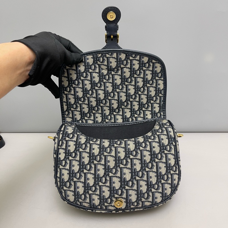 Dior迪奧Bobby中號老花馬鞍包 尺寸22×17 附件 塵袋-6