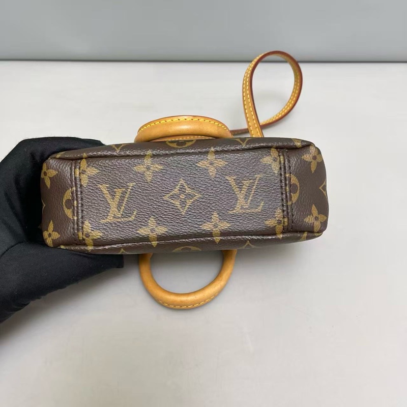 Louis Vuitton路易威登Pallas nano老花红色传奇包尺寸18×10。-3