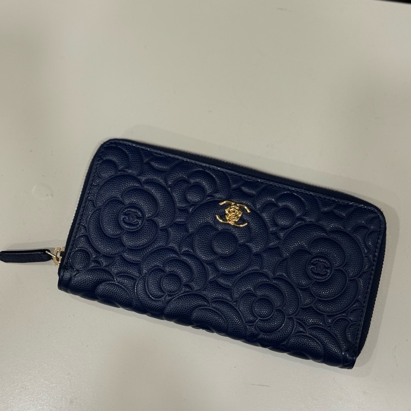 (經典必買）Chanel香奈兒 立體山茶花長夾-0