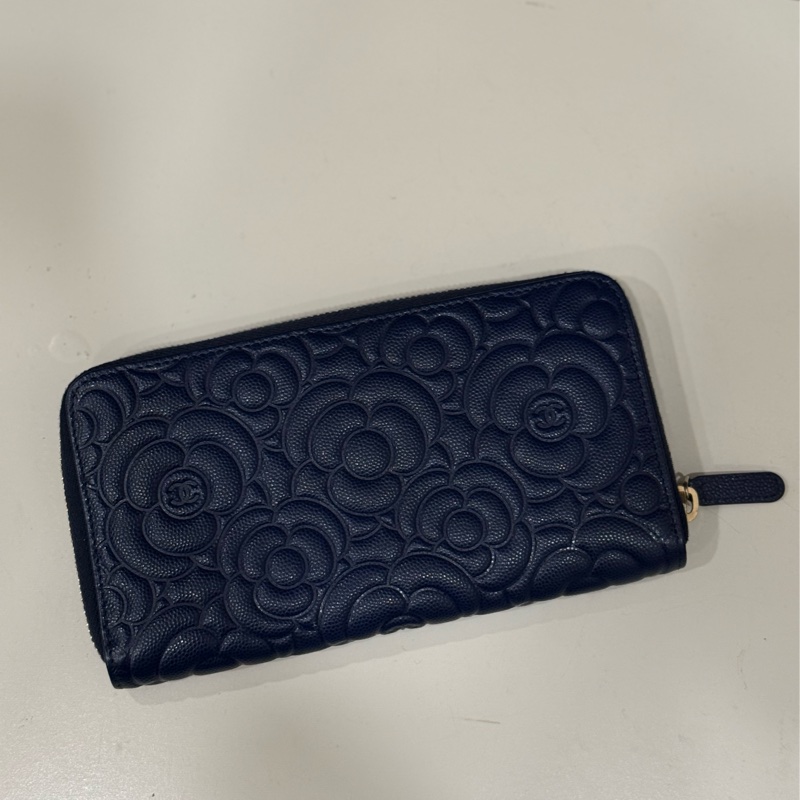 (經典必買）Chanel香奈兒 立體山茶花長夾-1