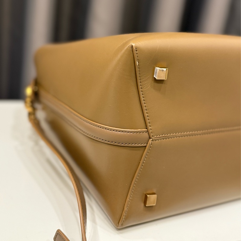 YSL Saint Laurent LE 37 YSL大款 滑面小牛皮斜背/手提水桶包-3