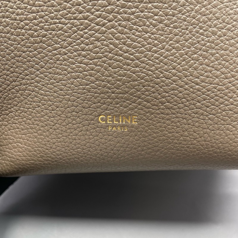 Celine小號水桶包大象灰肩背包-6