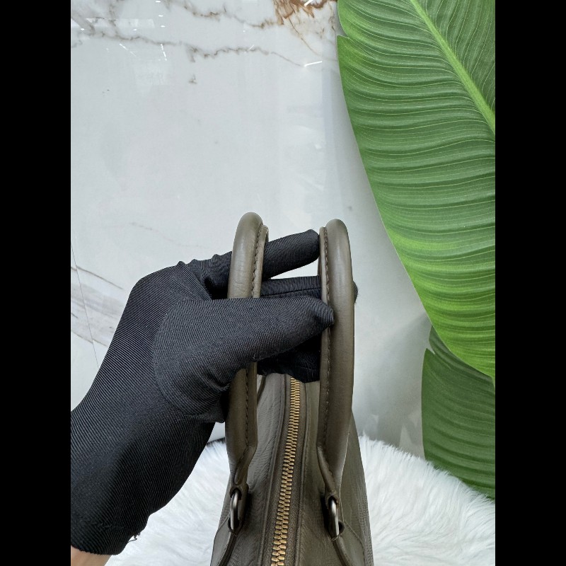 Louis Vuitton深灰色棋盤格公文包手提包單肩斜挎包-5