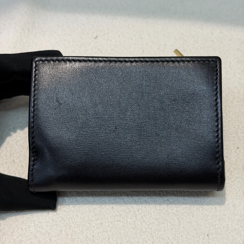 Gucci 1955黑色三摺短夾 XB830-2