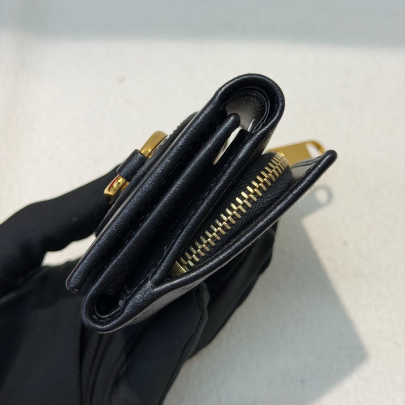 Gucci 1955黑色三摺短夾 XB830-3