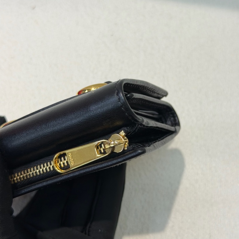 Gucci 1955黑色三摺短夾 XB830-10