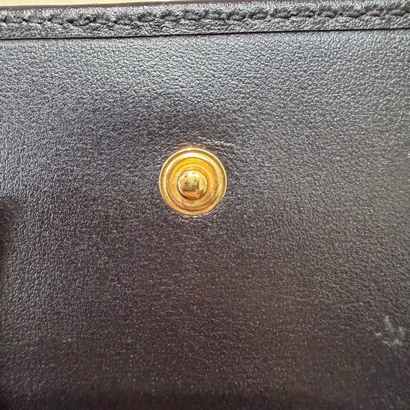 Gucci 1955黑色三摺短夾 XB830-26