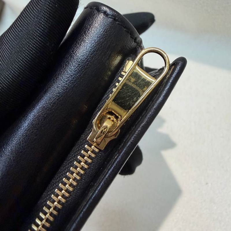 Gucci 1955黑色三摺短夾 XB830-27