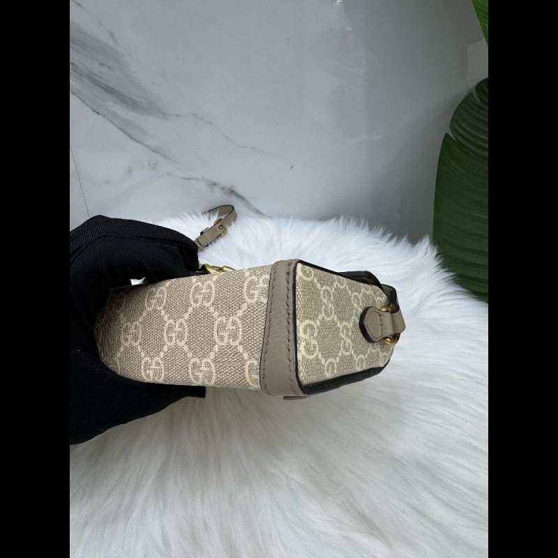 Gucci古馳1955馬銜扣盒子包手機包單肩斜挎包-6