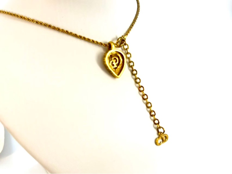 【97新 ✨ 全網最低價！】Dior 中古CD字 項鏈 嶔鑽 (下單前先詢問庫存❗️❗️）-6