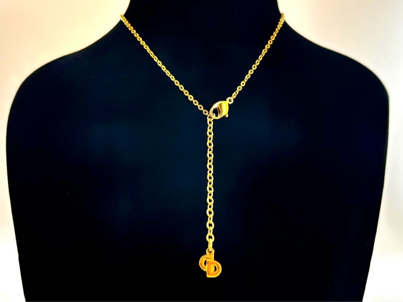 【97新 ✨ 全網最低價！】 Dior中古Vintage圓盤項鍊(下單前先詢問庫存❗️❗️）-7