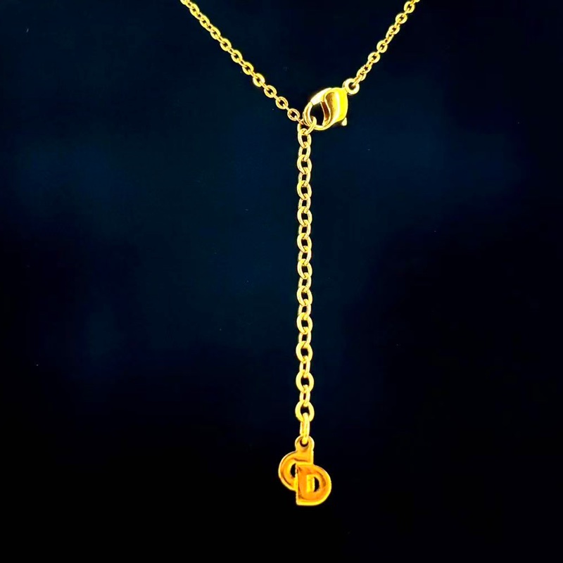 【97新 ✨ 全網最低價！】 Dior中古Vintage圓盤項鍊(下單前先詢問庫存❗️❗️）-8
