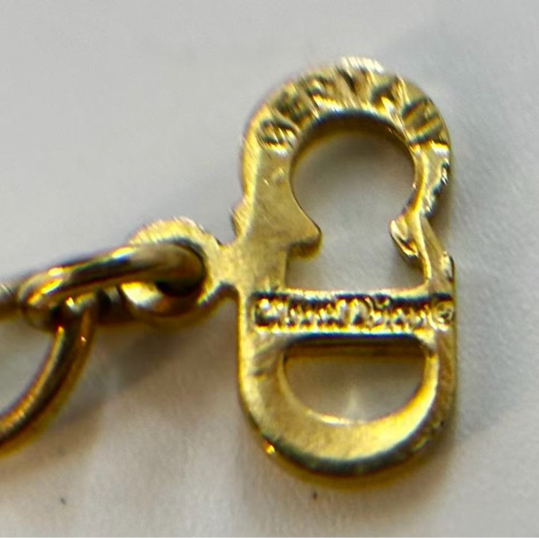 【97新 ✨ 全網最低價！】Dior 中古 愛心 嶔鑽項鏈(下單前先詢問庫存❗️❗️）-7