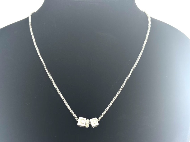 【97新 ✨ 全網最低價！】 Dior迪奧CD字母篩子項鍊(下單前先詢問庫存❗️❗️）-2